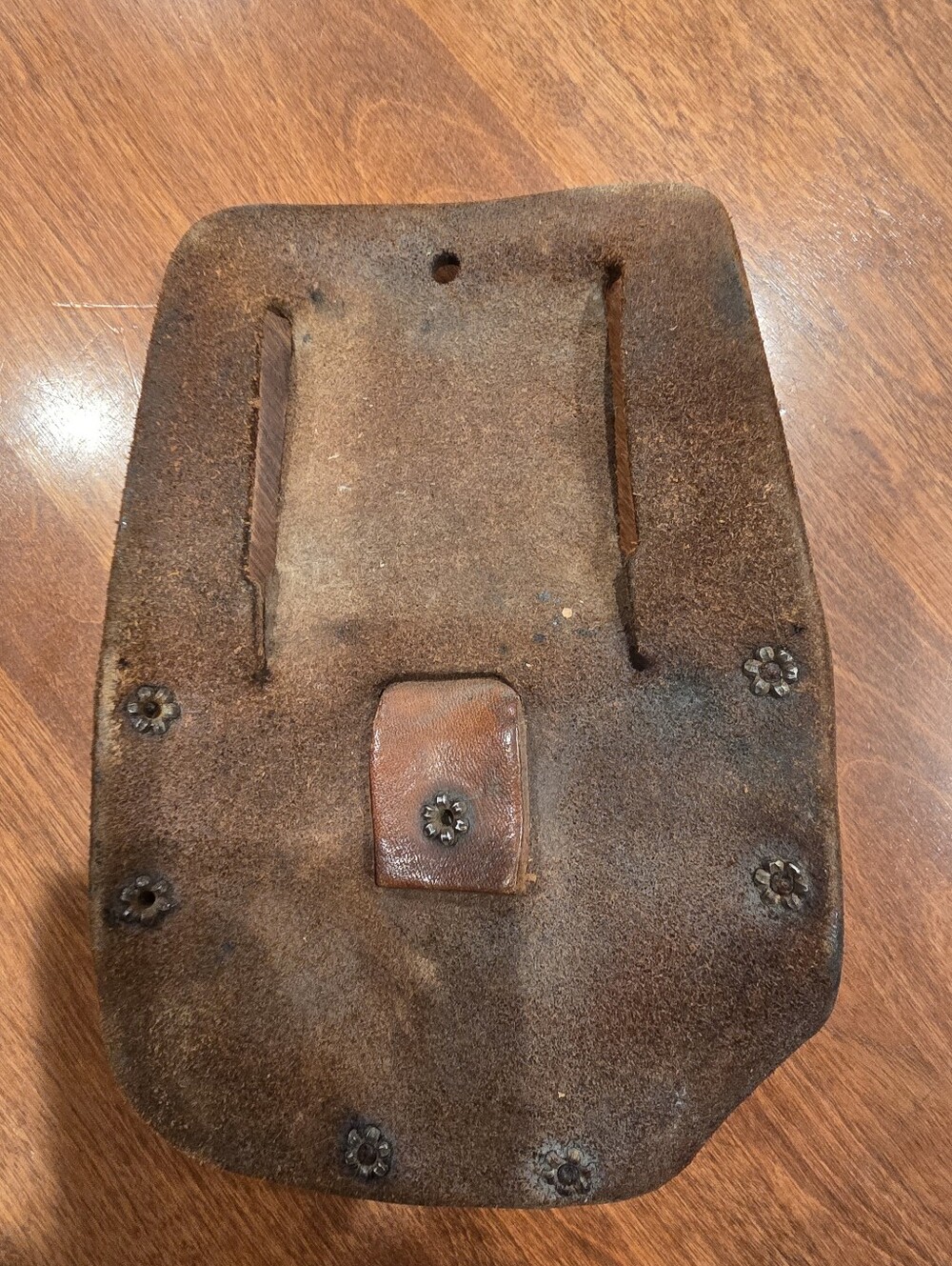 Vtg Leather Tape Measure Holder - Picture 2 of 4